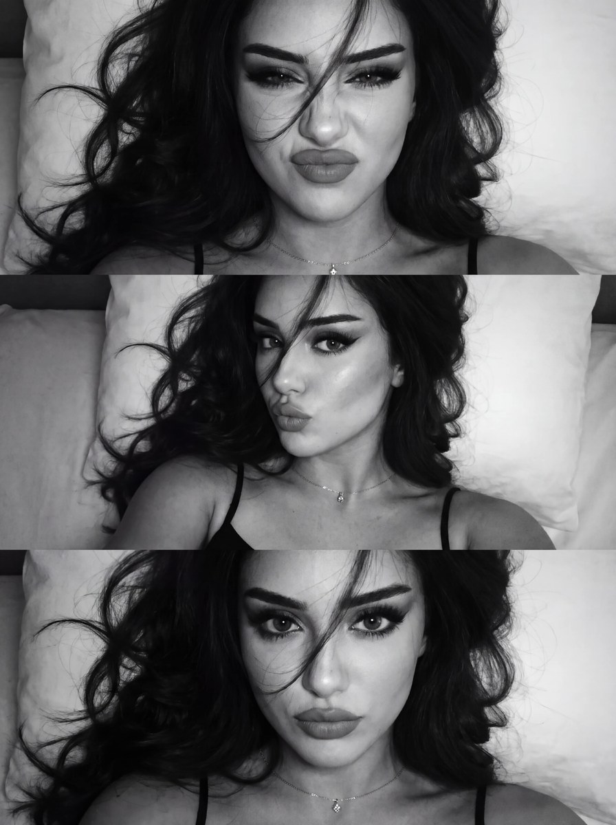 2014 Tumblr Midnight Doll Selfie Collage