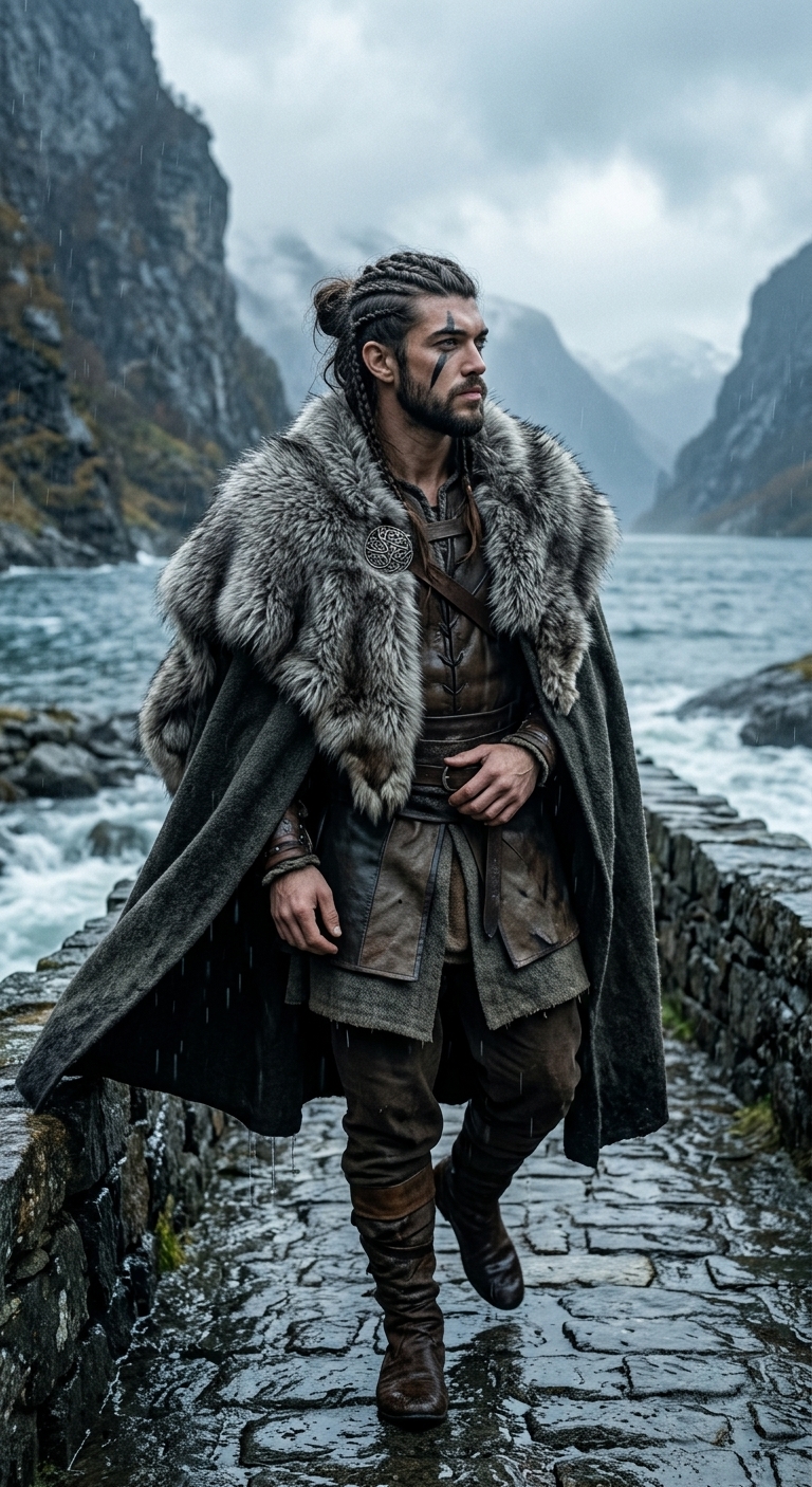 The Northern Warrior: Nordic Viking Editorial Portrait output 11