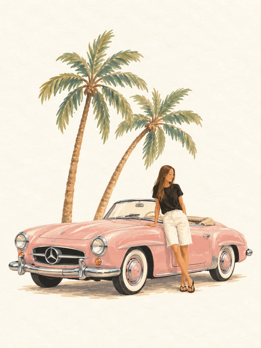 Vintage Summer Travel Poster output 2