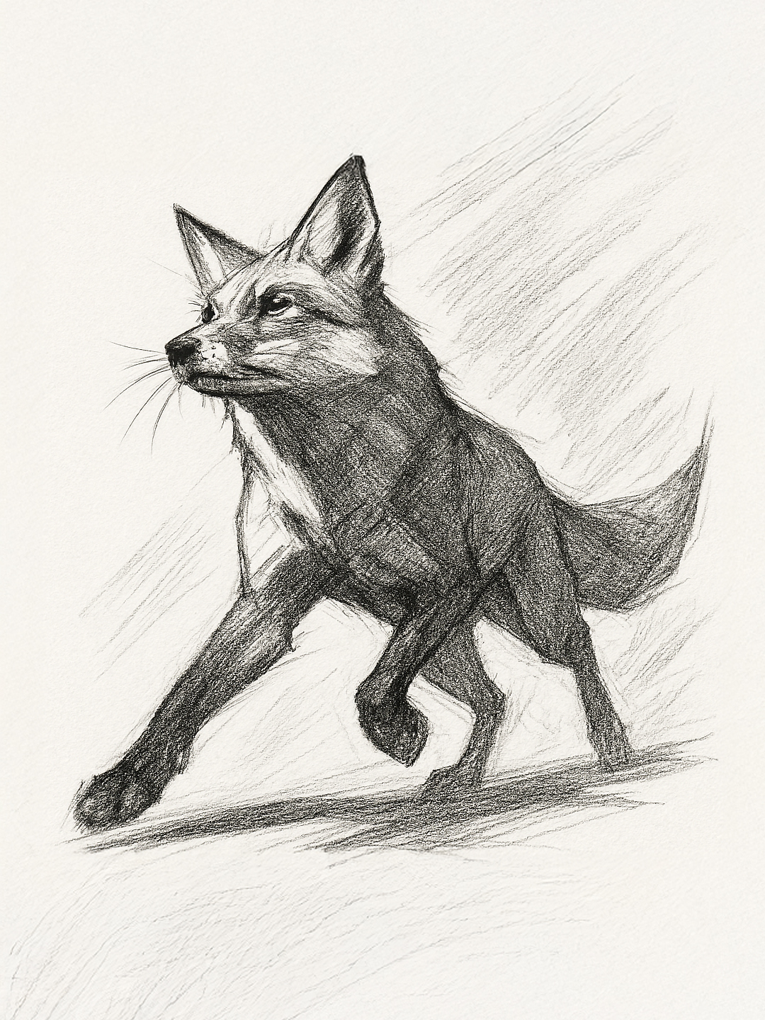 Dynamic Animal Pencil Sketch output 6