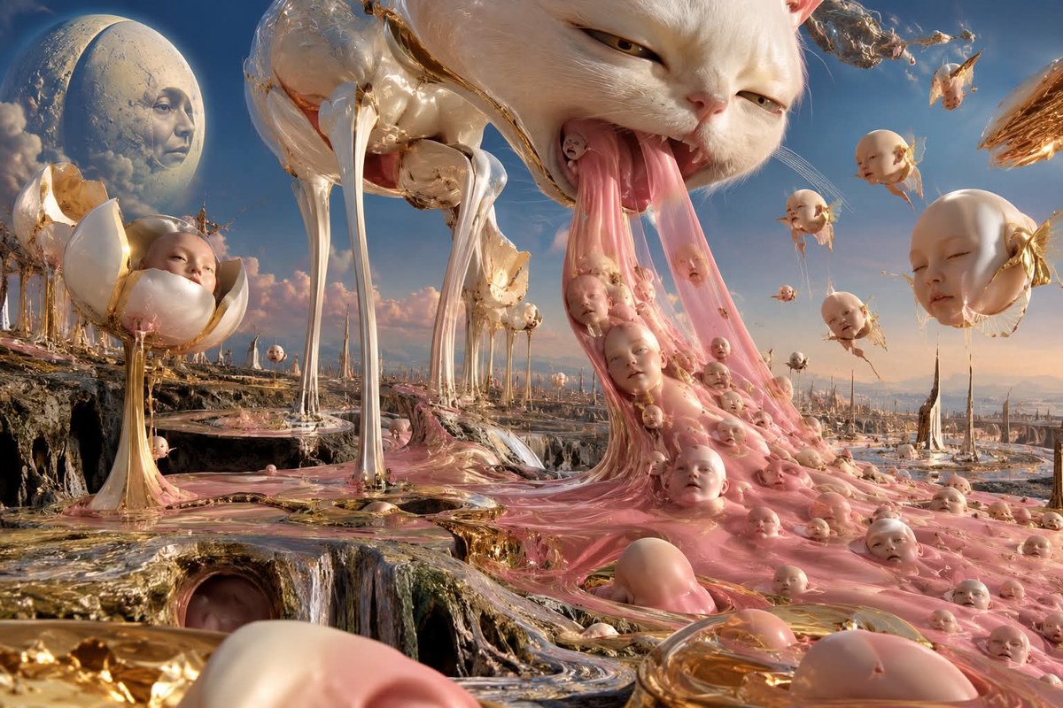 Create an Utterly Nonhuman Image output 1