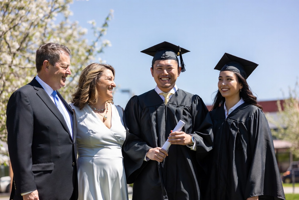 Proud Family Graduation Day Photo output 1