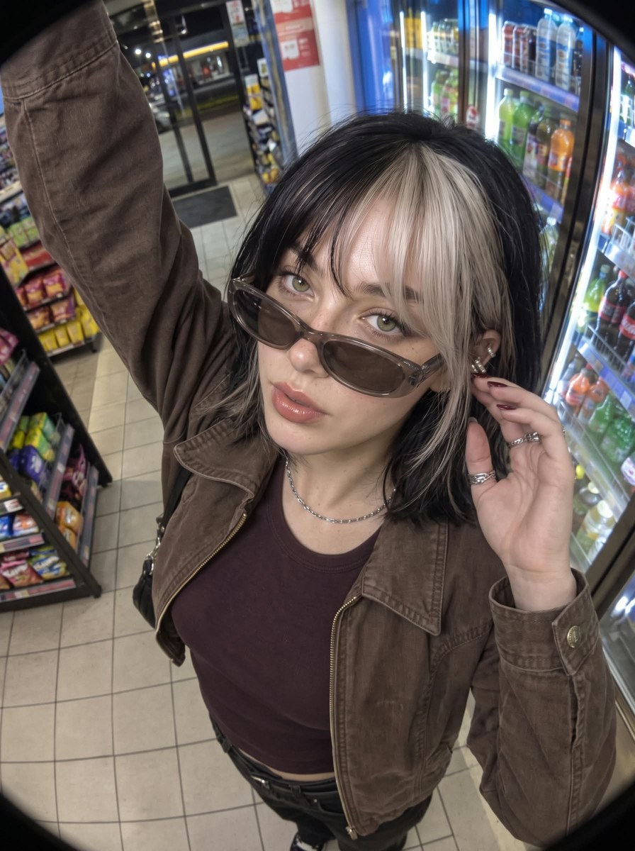 Convenience Store Fisheye Selfie output 6