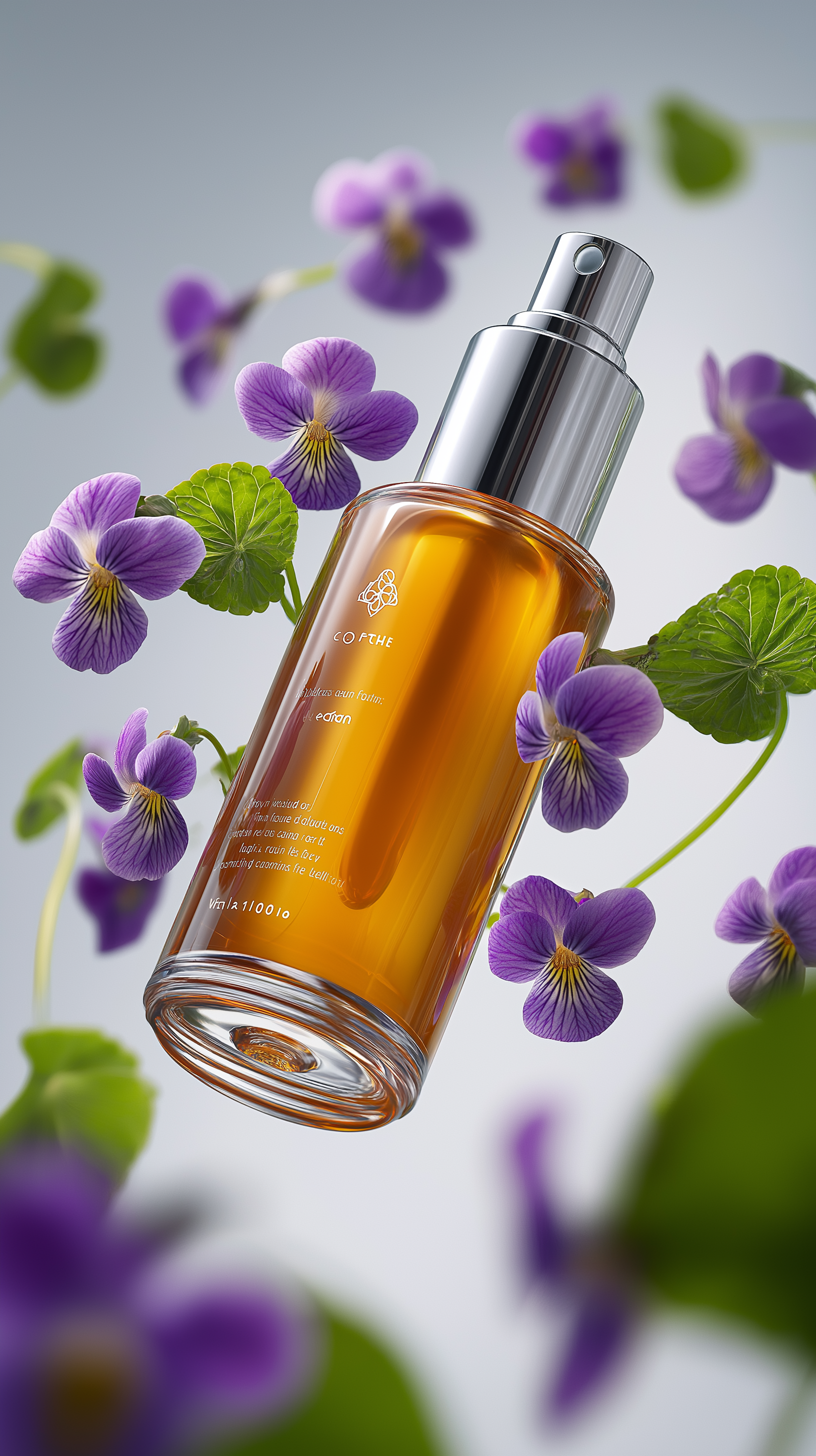 Luxury Botanical Skincare Product Photography Prompt