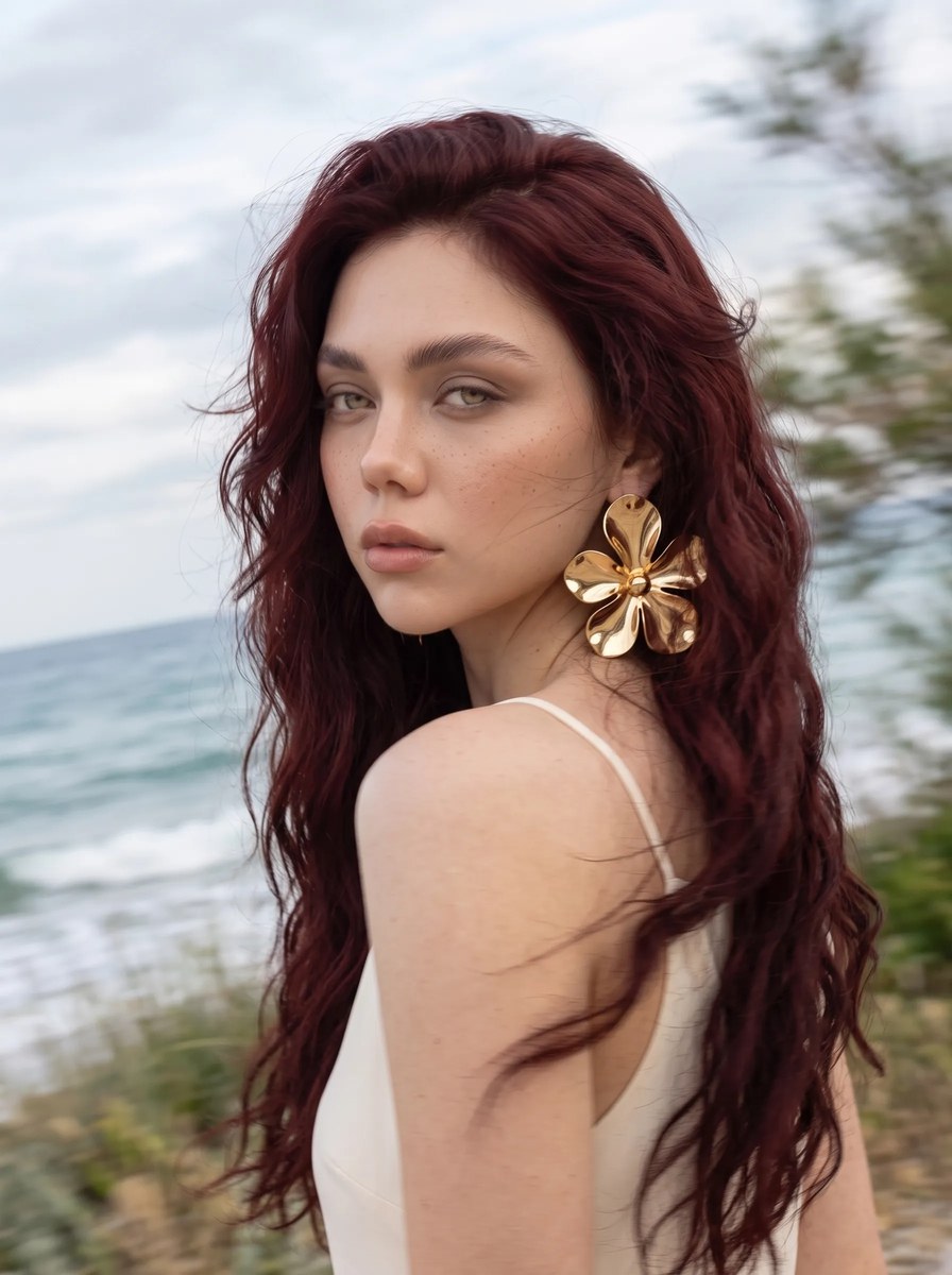Coastal Luxury Beauty Editorial Portrait output 14
