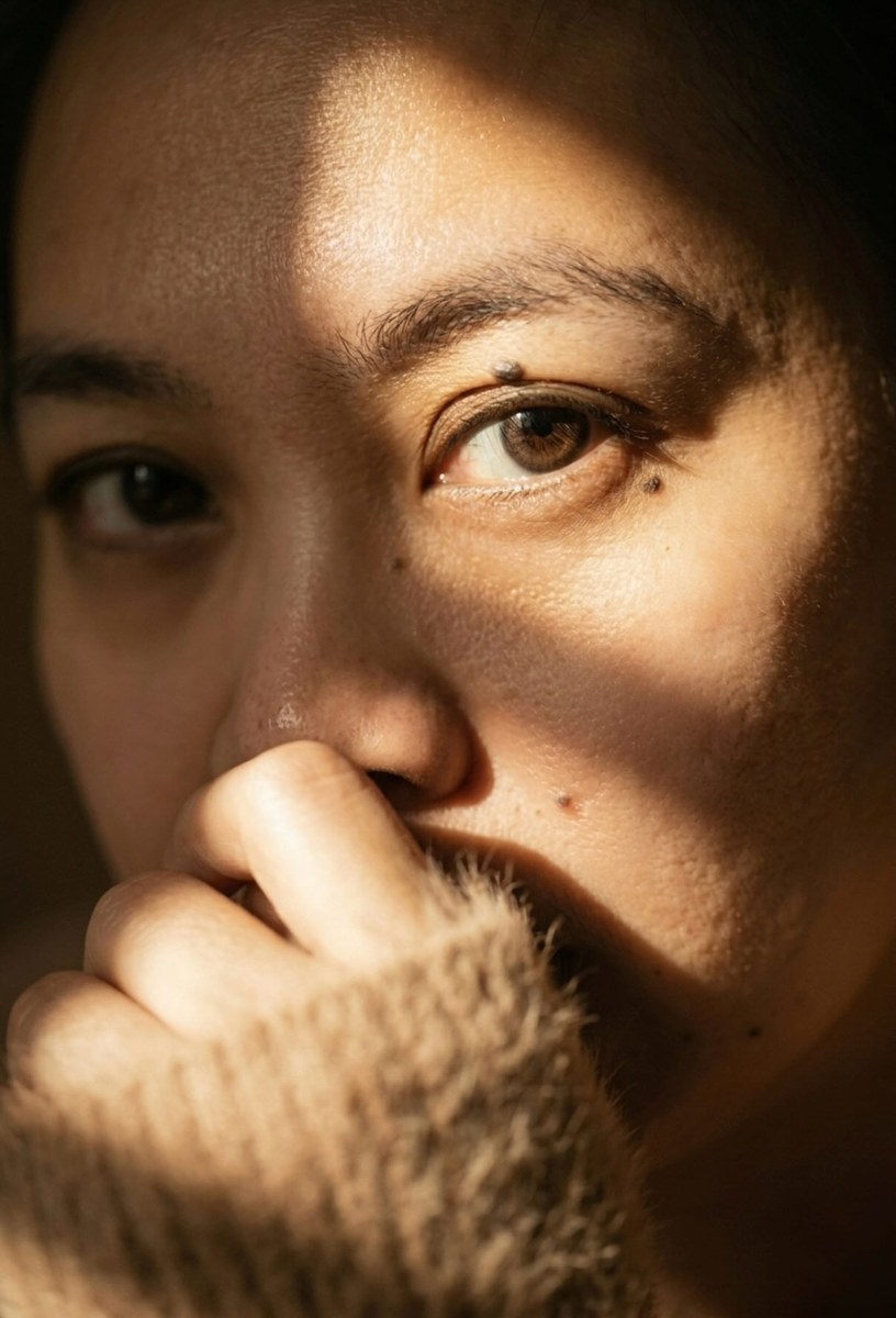 Cinematic Extreme-Close-Up Portrait Wallpaper output 2