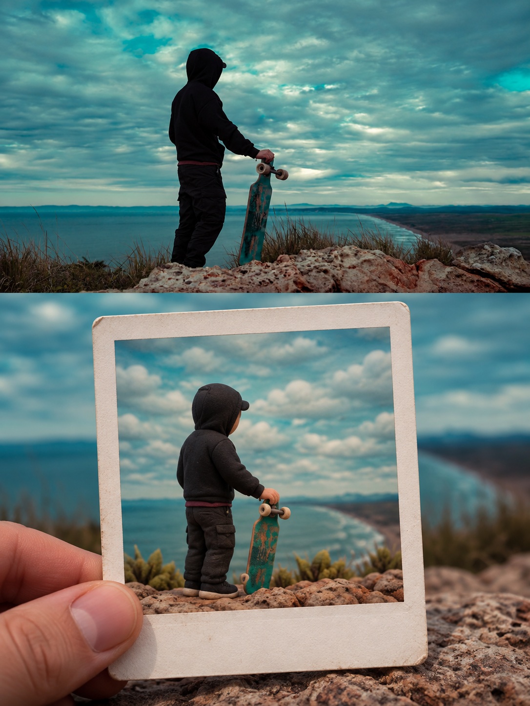 Photographic Scene with a Soft Miniature Instant Photo output 2