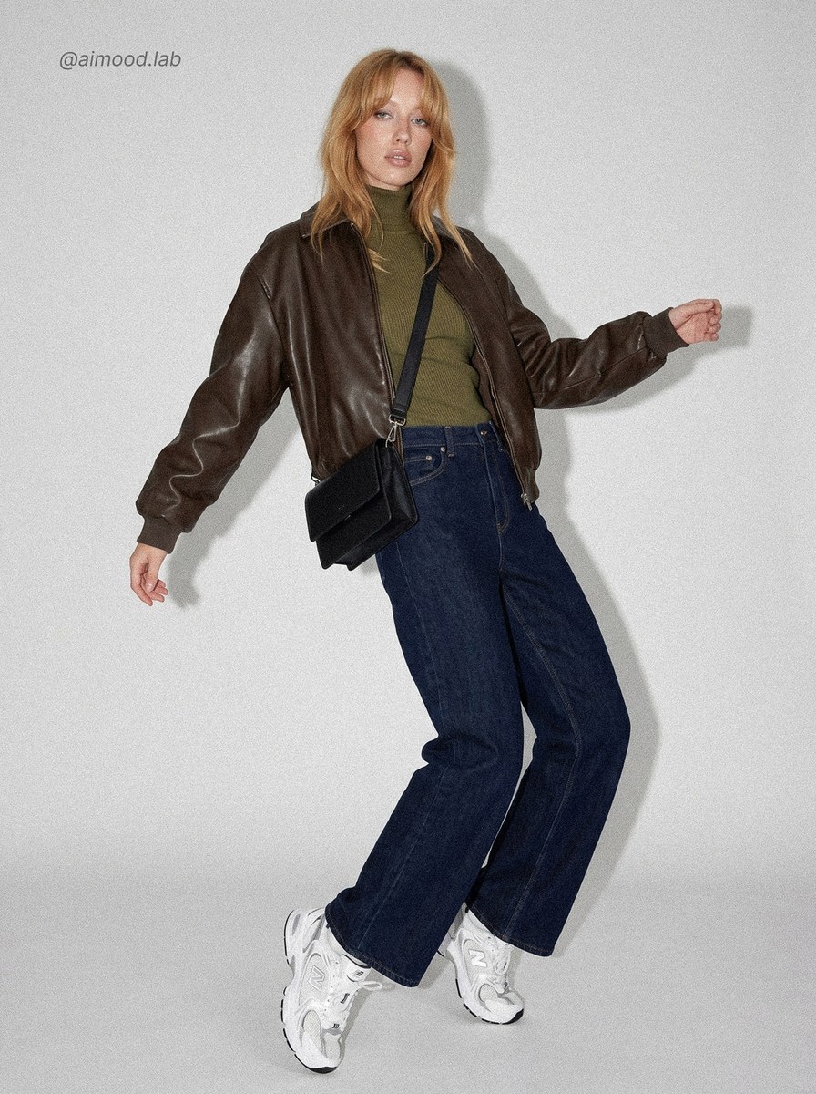 Zara-Style High-Fashion Portrait with Direct Flash output 4