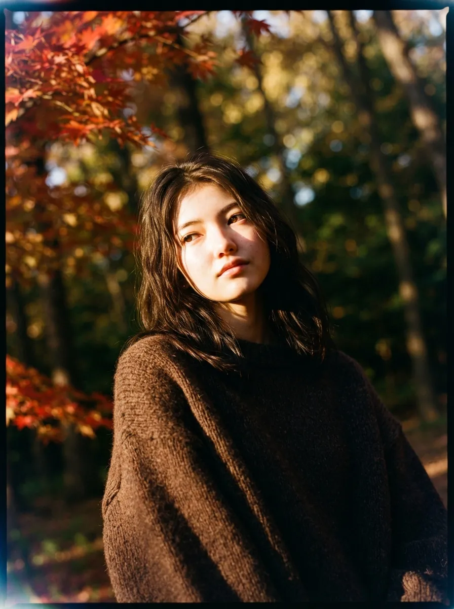 90s Kodak Forest Portrait