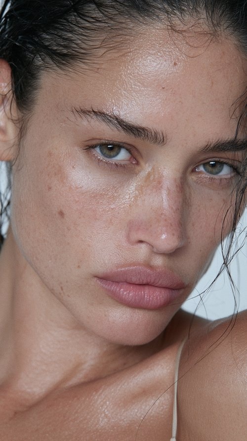Natural-Skin Beauty Editorial Portrait output 3