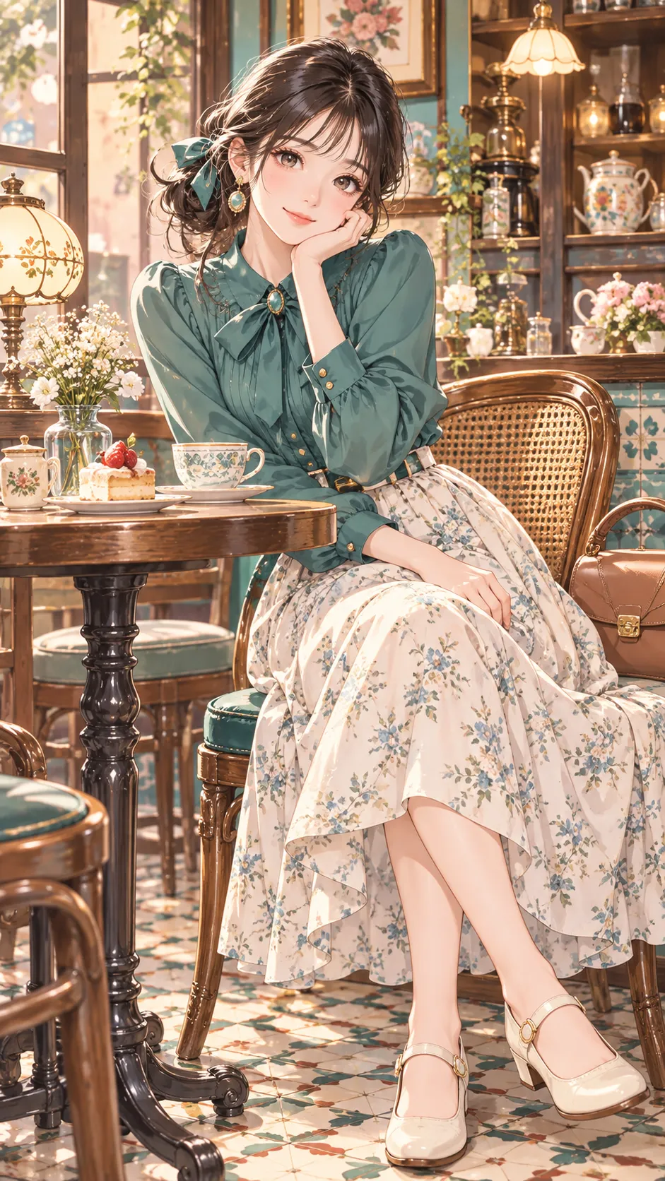 Taiwan Retro Cafe Fashion Heroine