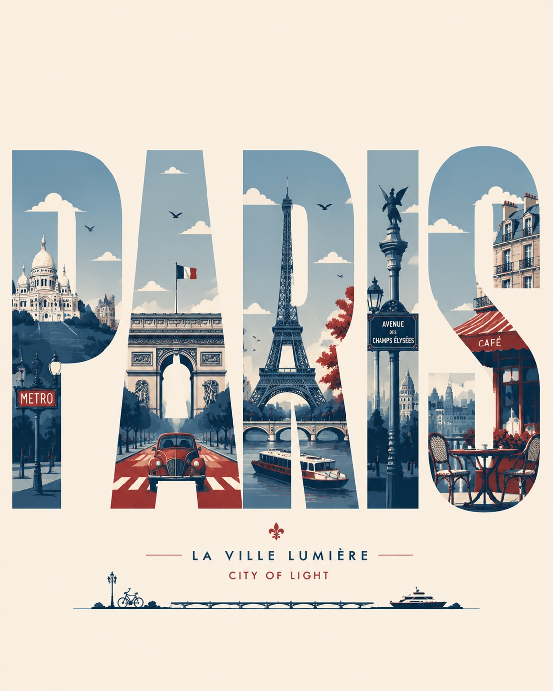 Typographic Travel Poster