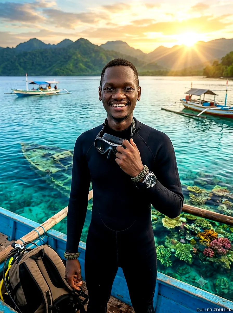 Cinematic Doreri Bay Diving Adventure Portrait