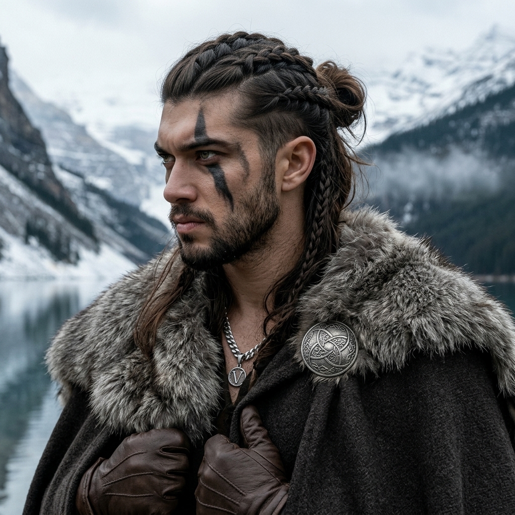 The Northern Warrior: Nordic Viking Editorial Portrait output 19