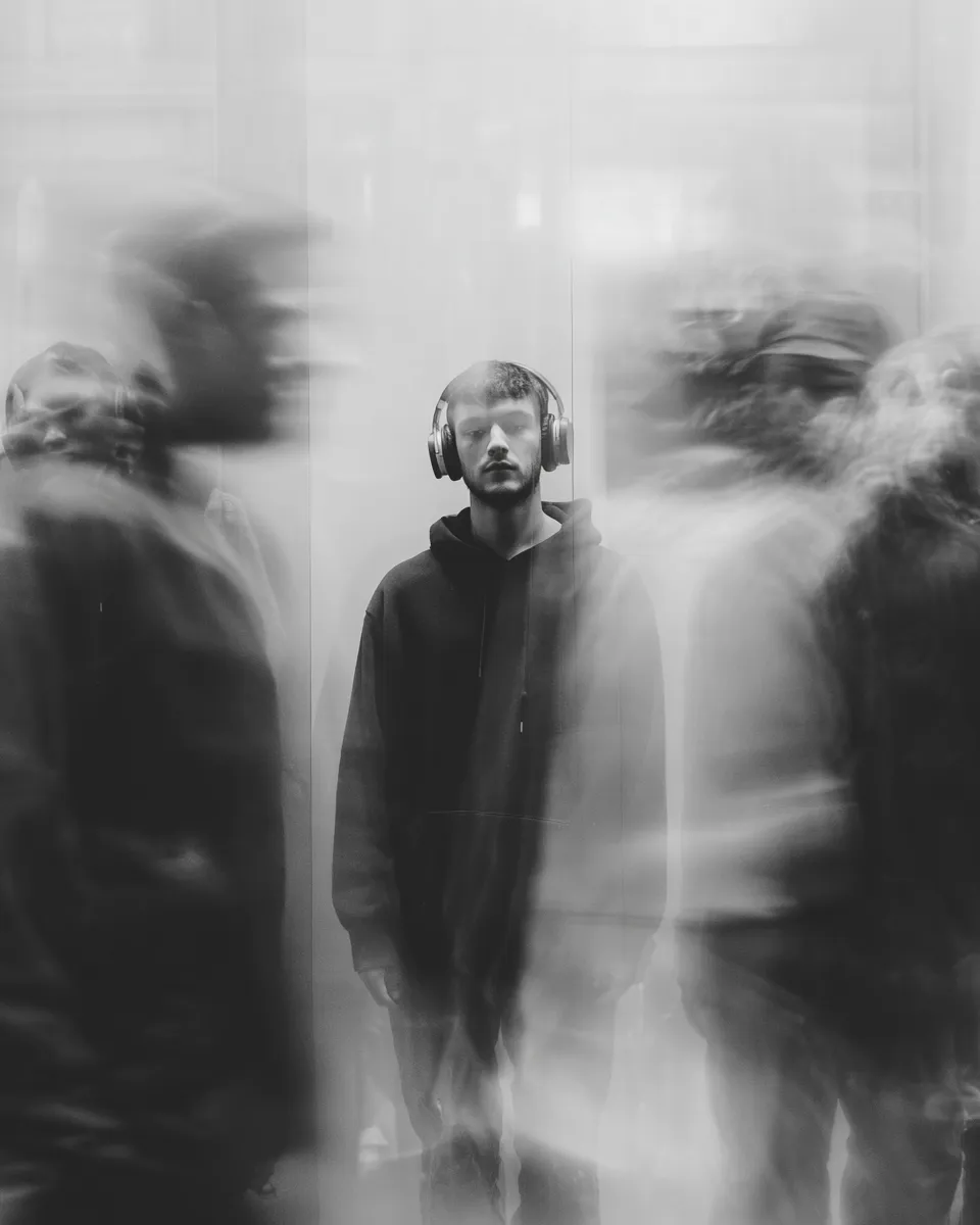 Motion-Blur Urban Editorial Portrait output 3