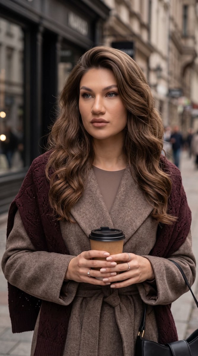 Cozy Autumn City Fashion Portrait output 2