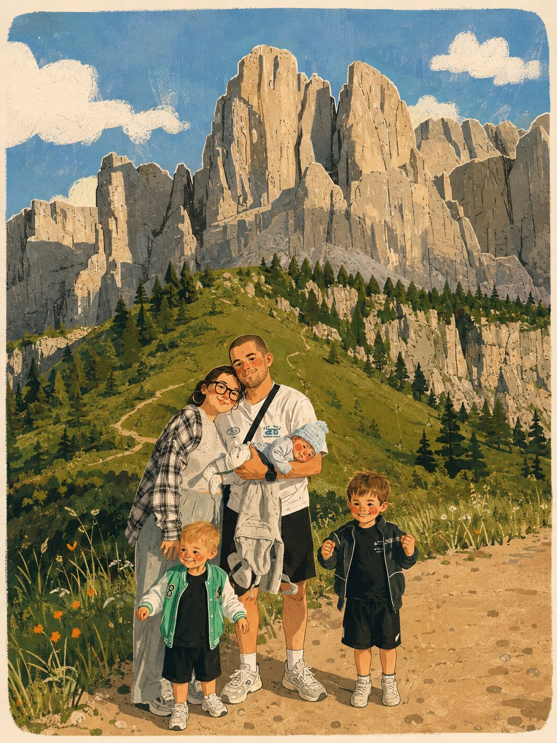 Naïve Designer-Poster Illustration from a Photo output 7