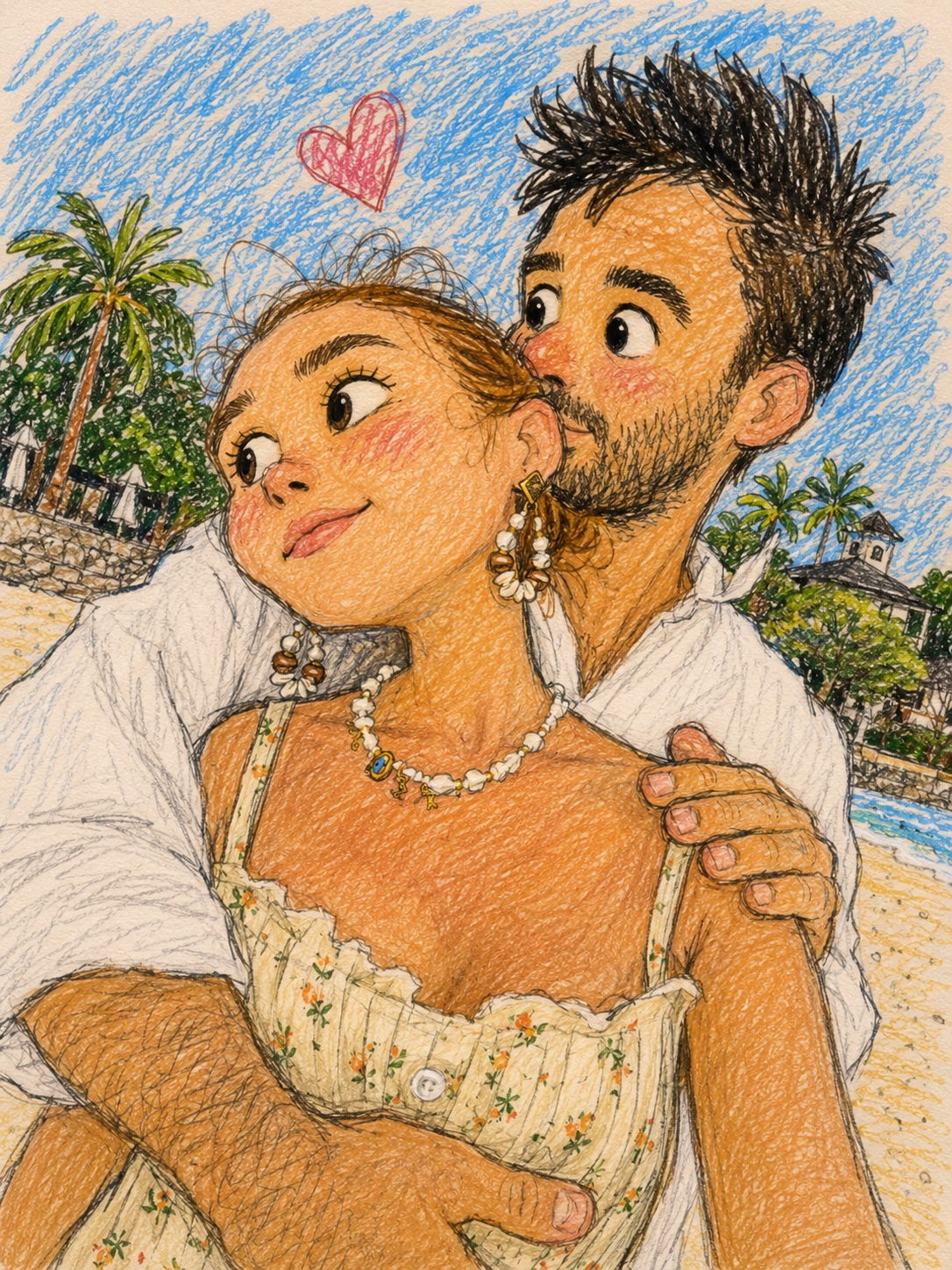 Funny Colored-Pencil Portrait output 2