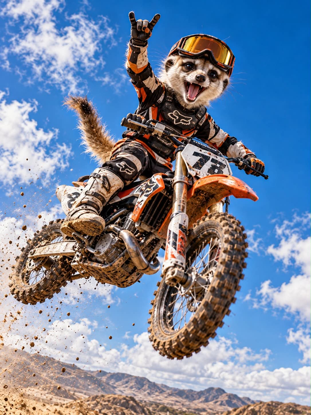 Cinematic Extreme-Sports Animal Photo output 8