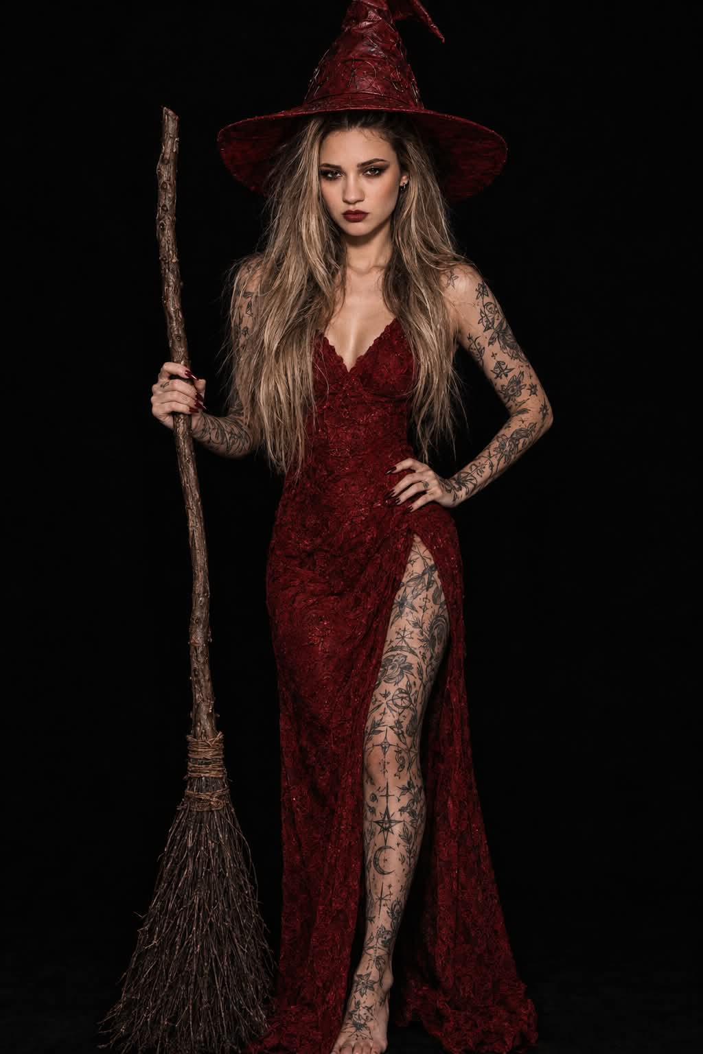 Gothic Witch Editorial Portrait output 2