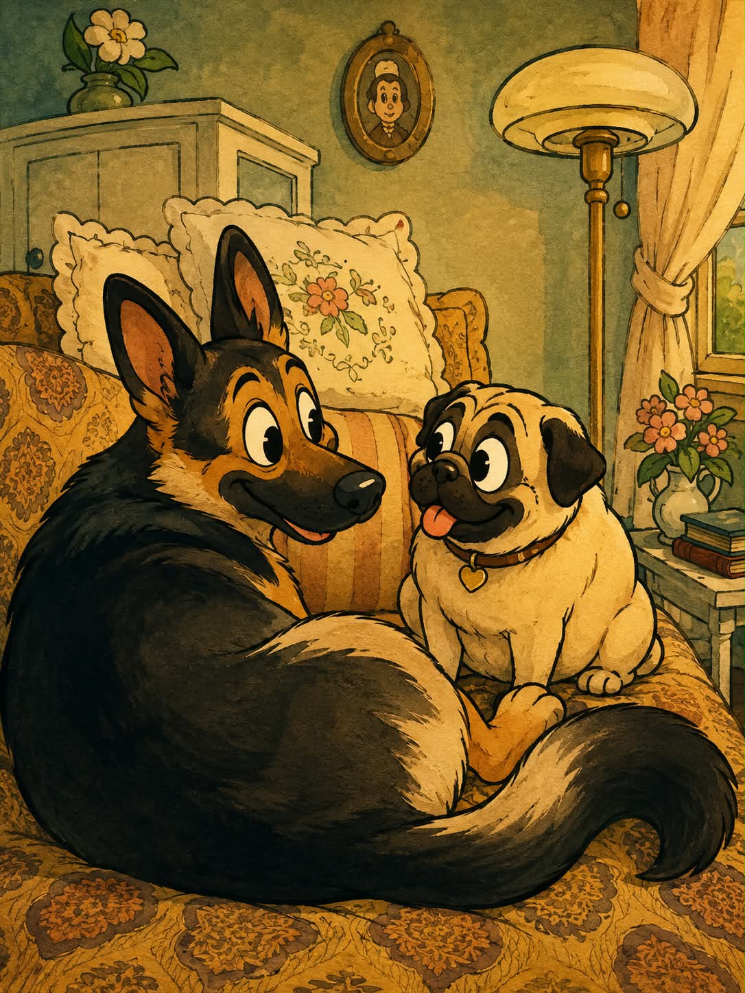 Vintage 1930s Rubber-Hose Pet Cartoon output 3