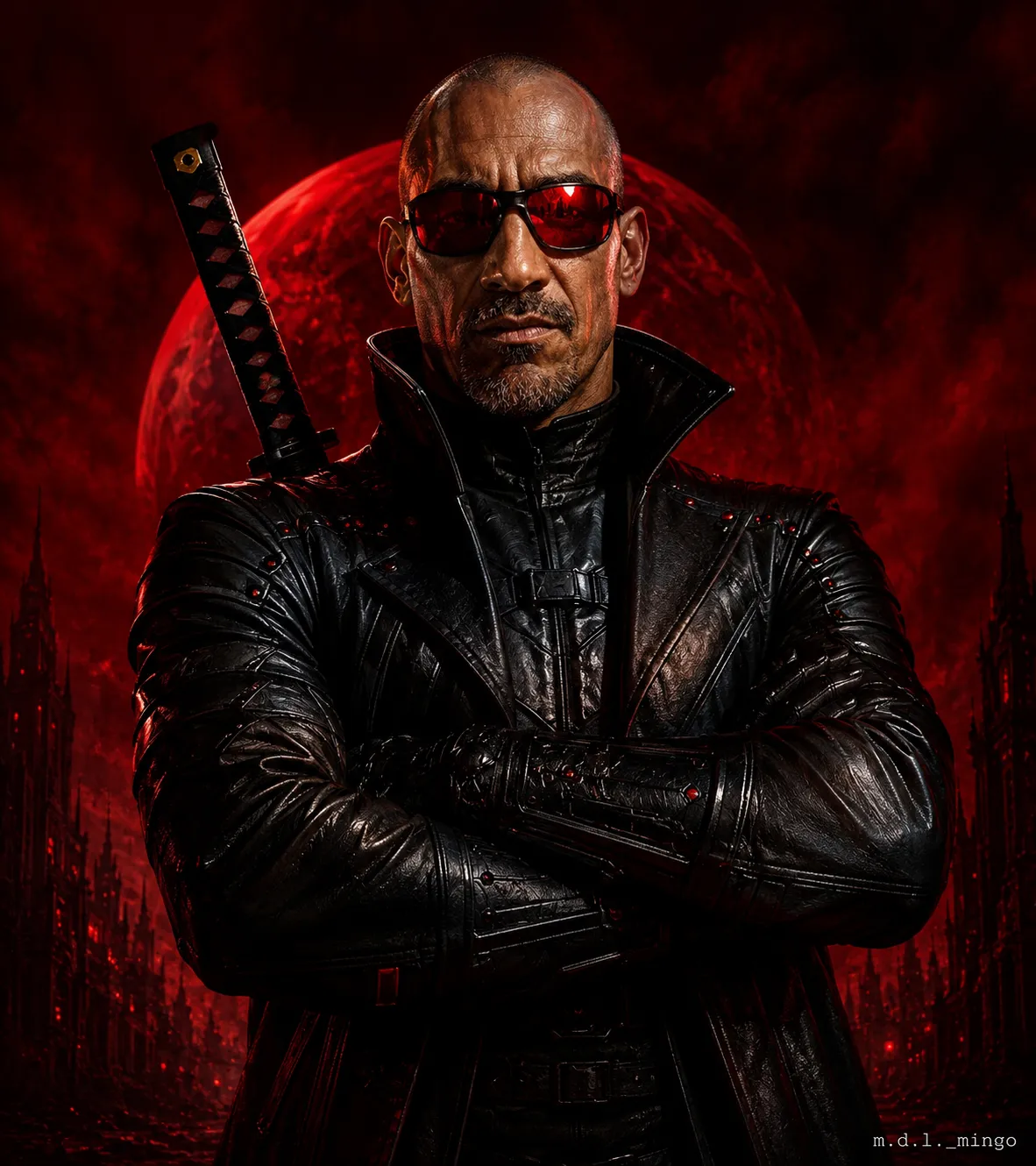 Futuristic Vampire Hunter output 1