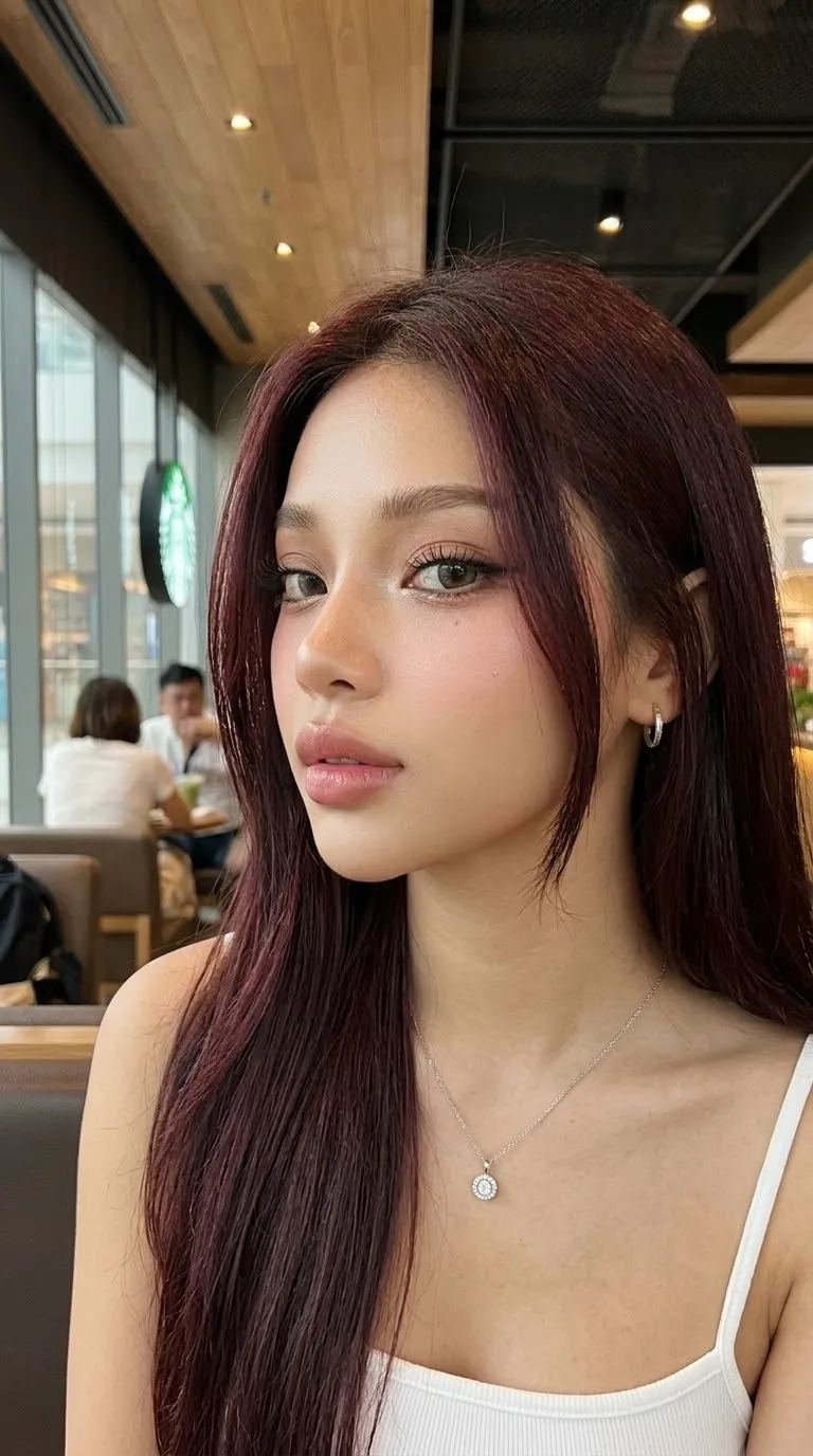 Photorealistic Clean-Girl Portrait in a Starbucks Cafe output 2