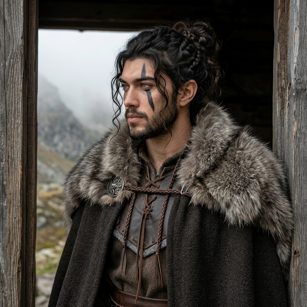 The Northern Warrior: Nordic Viking Editorial Portrait output 5