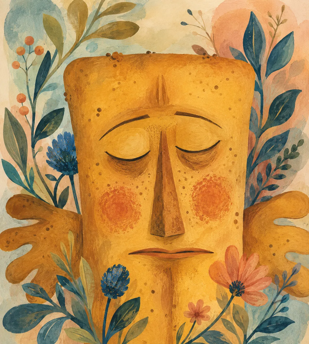 Watercolor and Gouache Folk-Art Style Transfer output 3