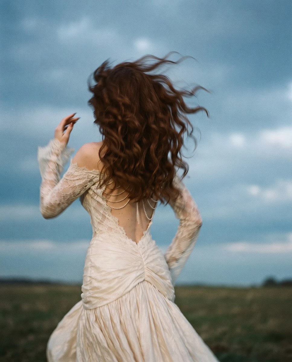 Dreamy Vintage Editorial Portrait of a Woman output 10