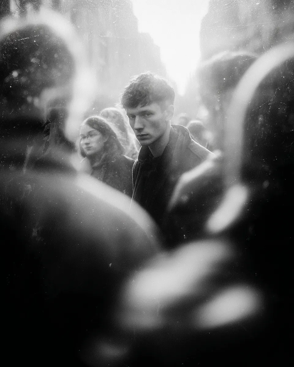 Cinematic Motion-Blur Record Sleeve Portrait output 2