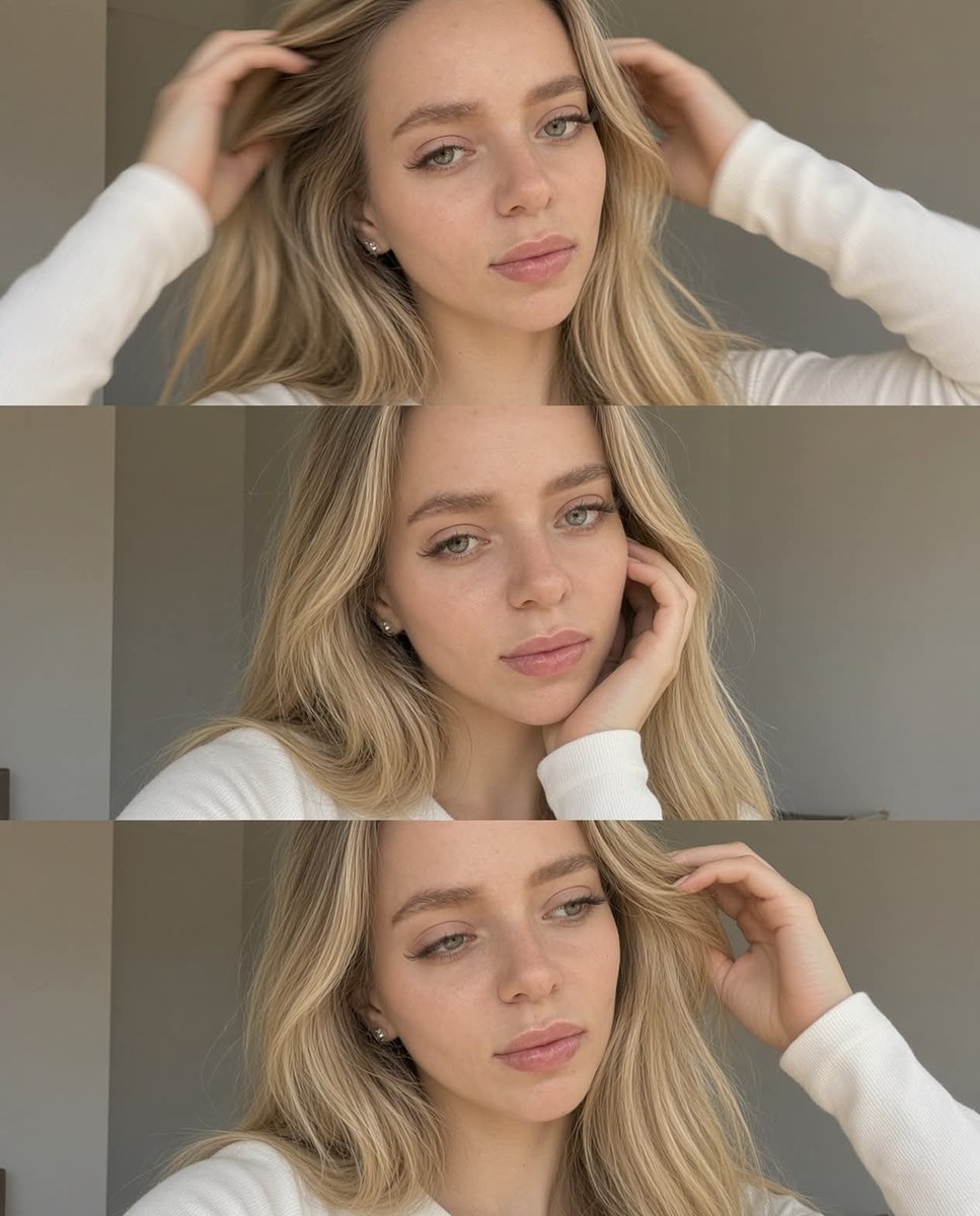 Soft Pinterest-Style Selfie Collage
