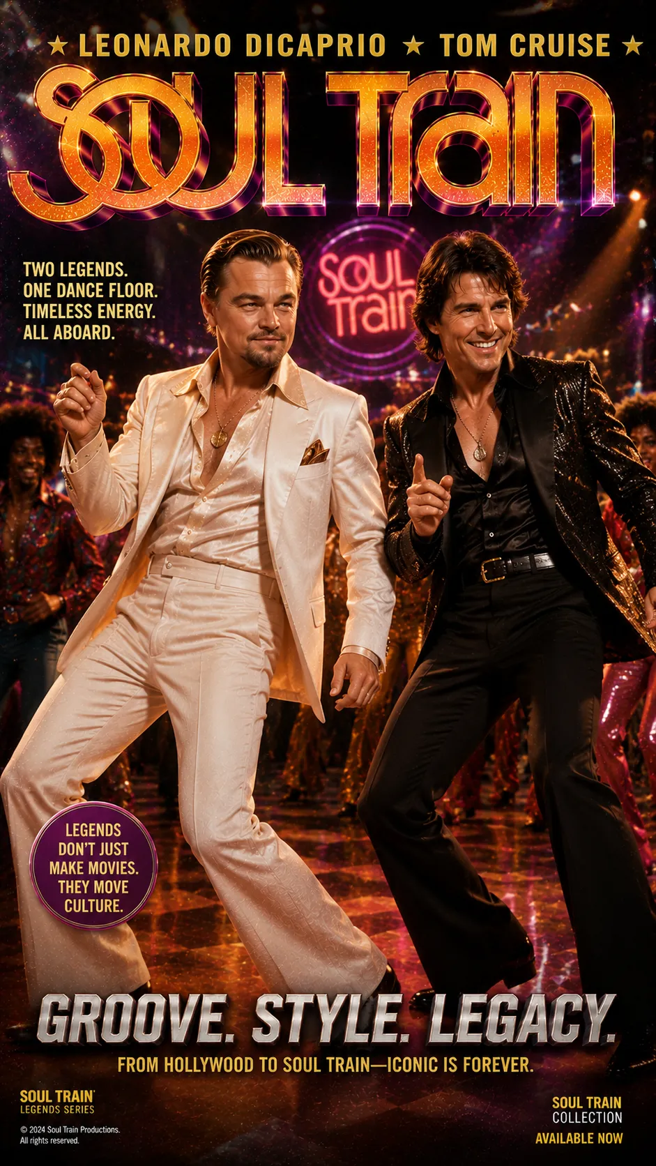Soul Train Disco 3D Editorial Poster output 7