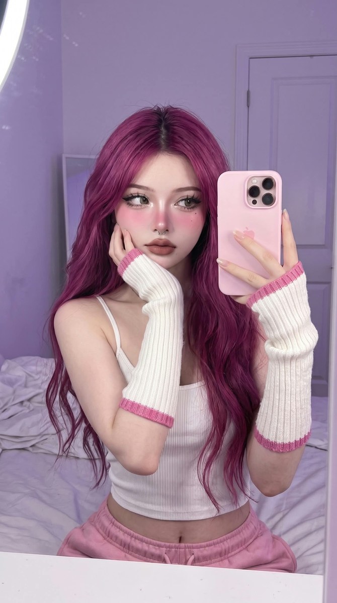 Douyin Makeup Mirror Selfie