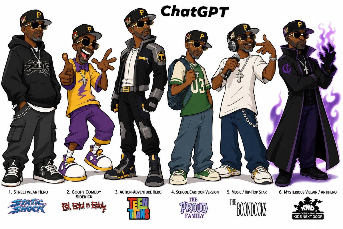 Turn Your Photo Into Six 2000s Cartoon Characters output 1