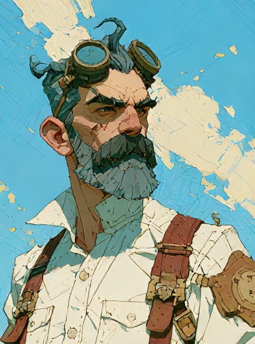Midjourney Portrait of a Man