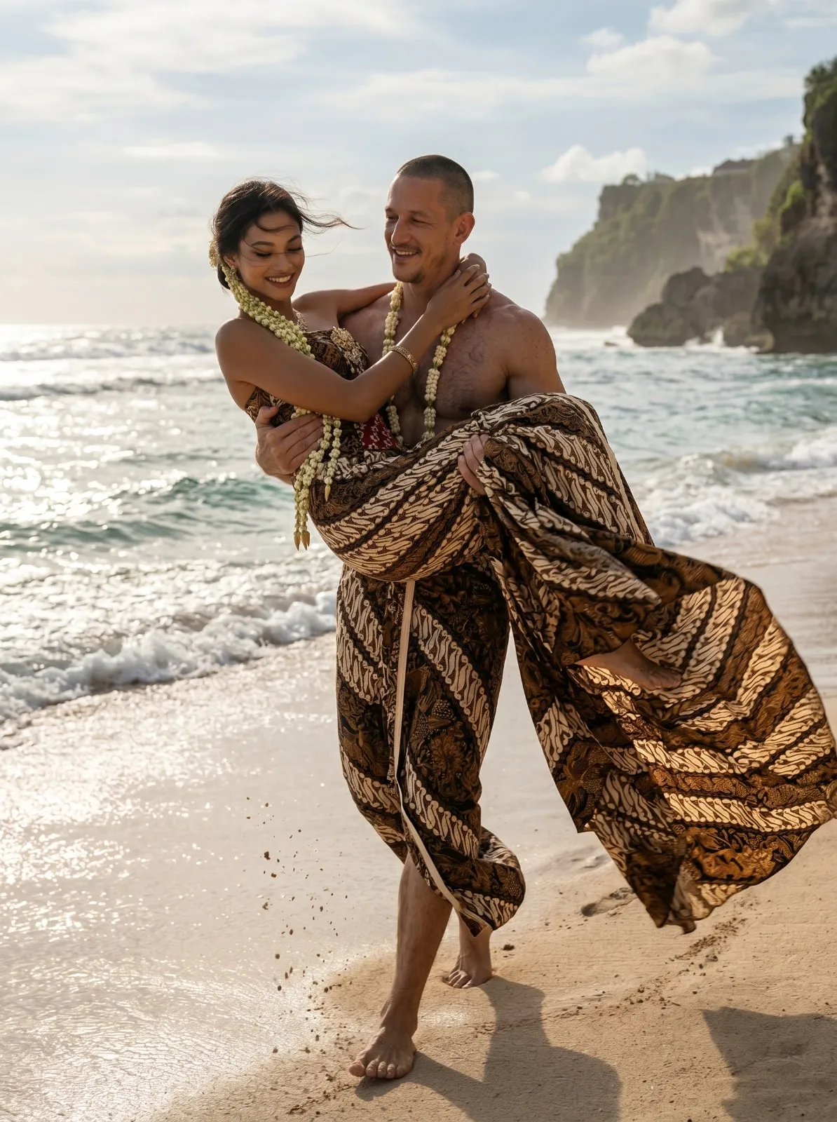 Javanese Wedding Couture on a Tropical Beach output 5