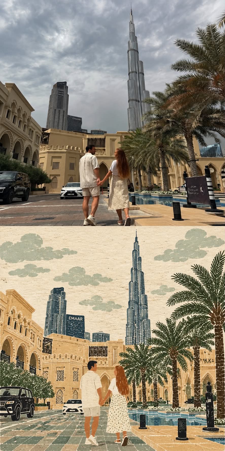 Before-and-After Outsider Folk-Art Comparison