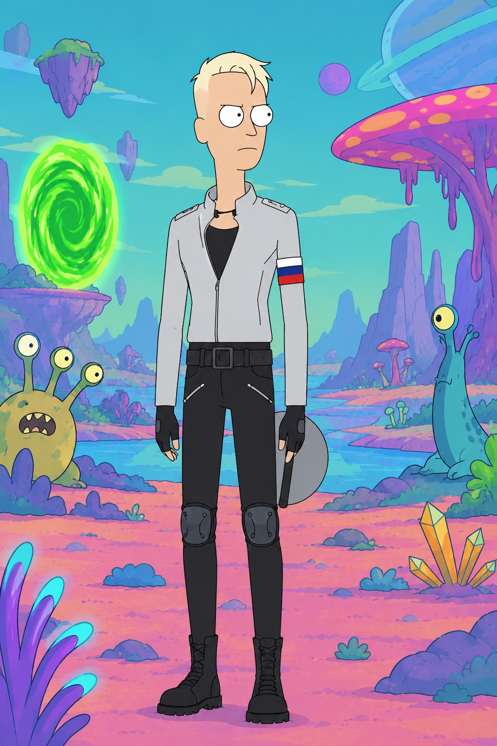 Transform a Person into an Original Rick and Morty-Style Character output 4