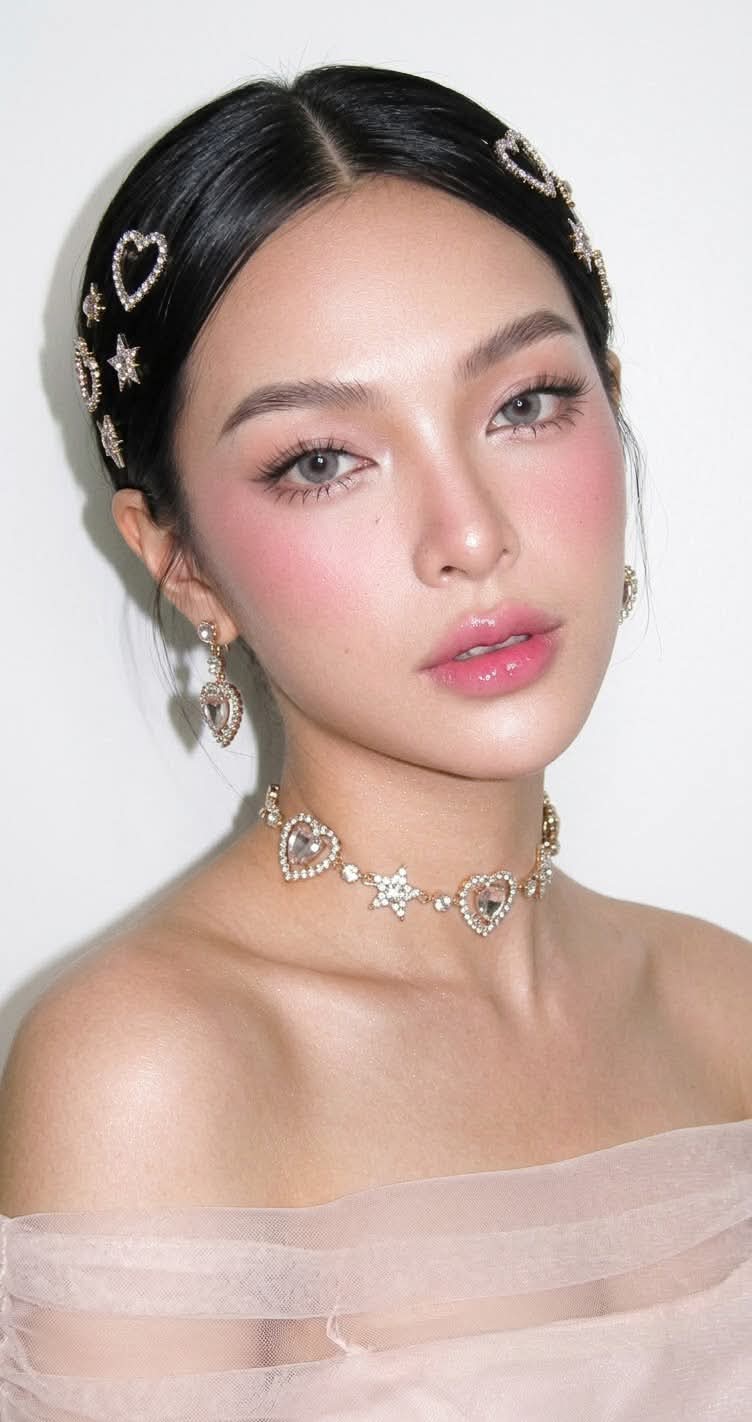 Hyper-Photorealistic Pink Soft-Glam Beauty Portrait output 2
