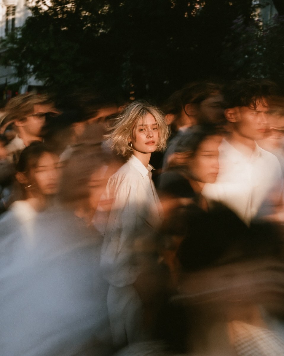 Motion-Blur Street Portrait at Golden Hour output 2