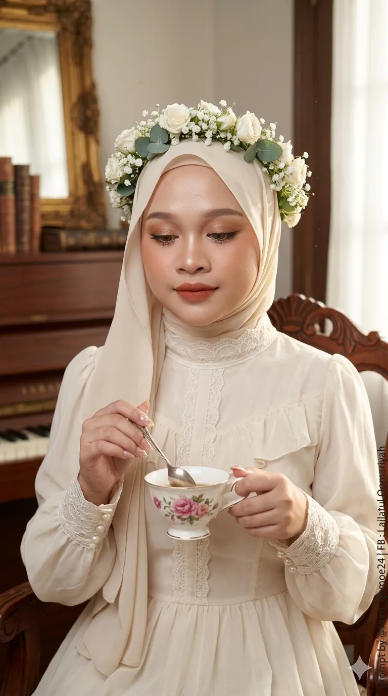 Victorian Tea Portrait of a Young Woman output 2