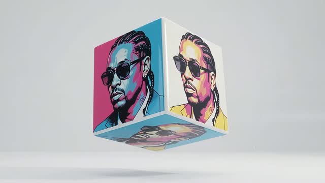 Pop-Art Porcelain Cube to Couture Video