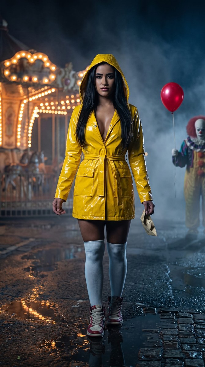 Yellow Raincoat in the Rain output 2