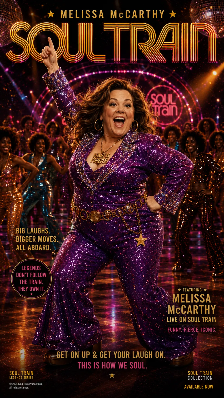 Soul Train Disco 3D Poster output 4
