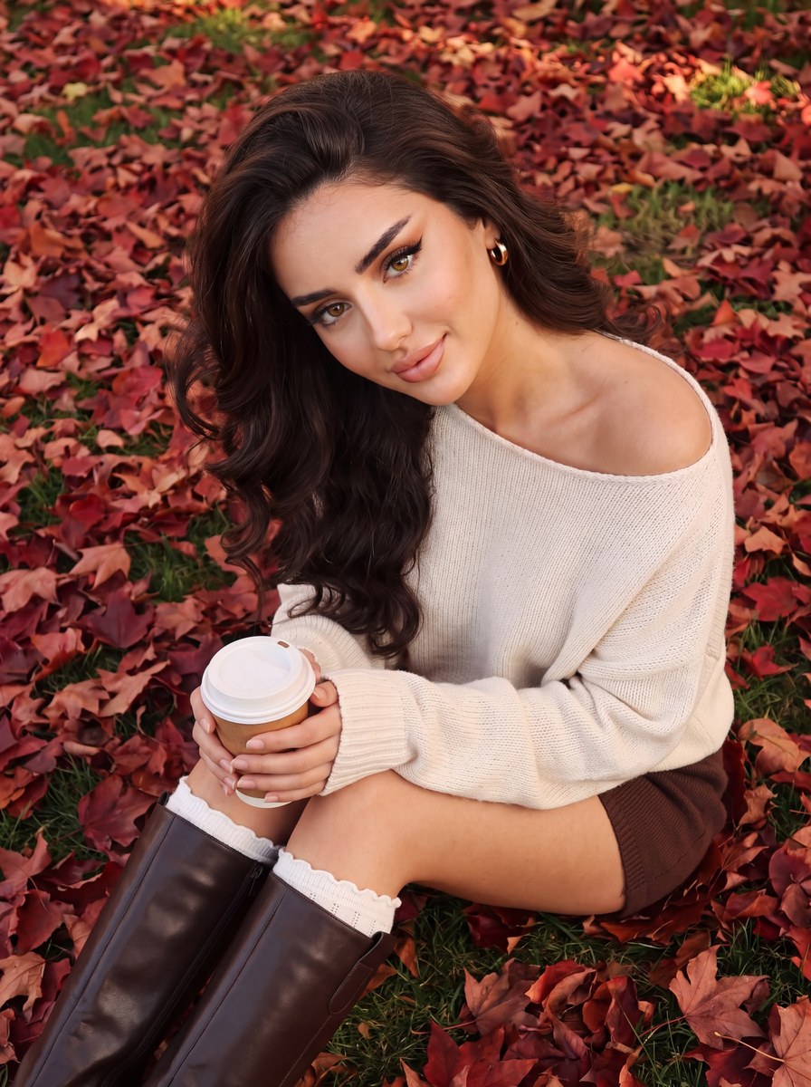 Cozy Autumn Lifestyle Portrait