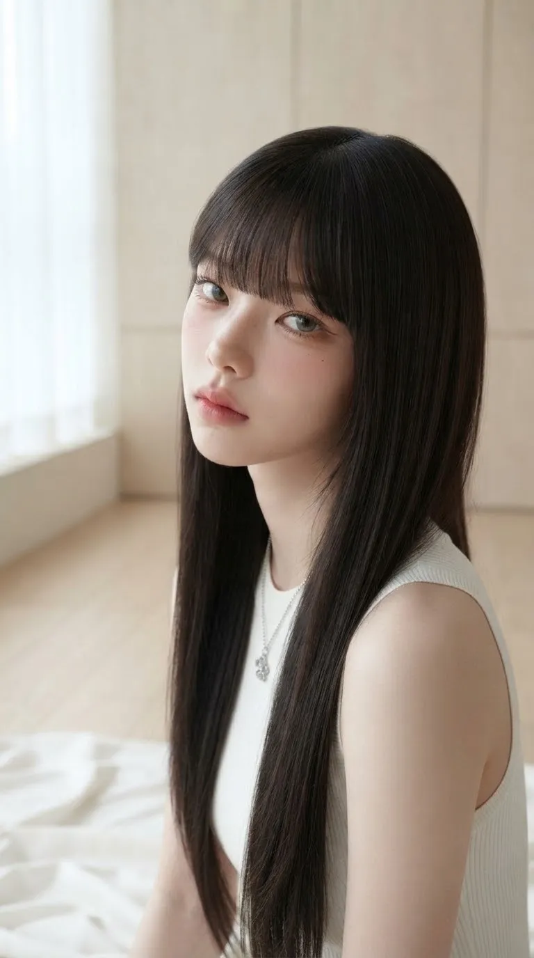 Dreamy Korean-Inspired Fashion Portrait output 2
