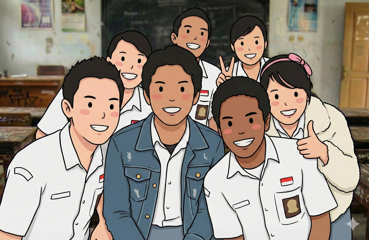 Turn Everyone in a Photo into Chibi Illustrations output 1