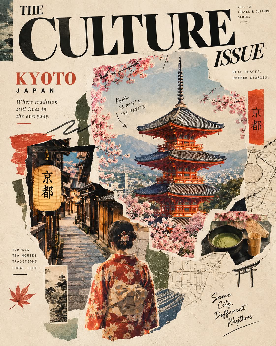 Vintage Scrapbook Travel Magazine Cover output 2
