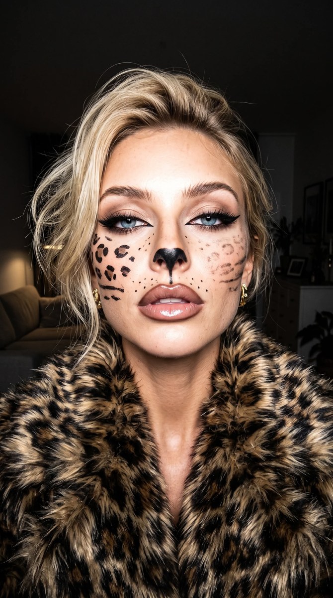 Halloween Leopard-Cat Flash Portrait output 2